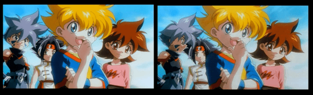 Beyblade movie scenes Rei and Kai turn to look each other while they stand in the far back That s it that s the scene nothing else of note as far as KaiRei goes in the movie 