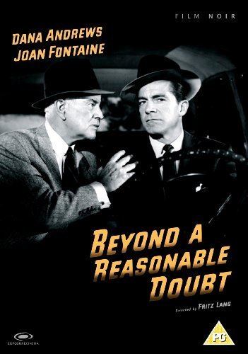 Beyond a Reasonable Doubt (1956 film) Beyond a Reasonable Doubt 1956 DVD Amazoncouk Dana Andrews