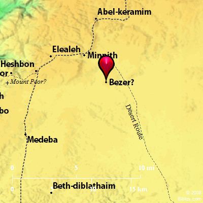 Bible Map: Bezer