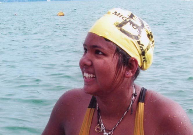 Bhakti Sharma Open water swimmer Bhakti Sharma sets world record in