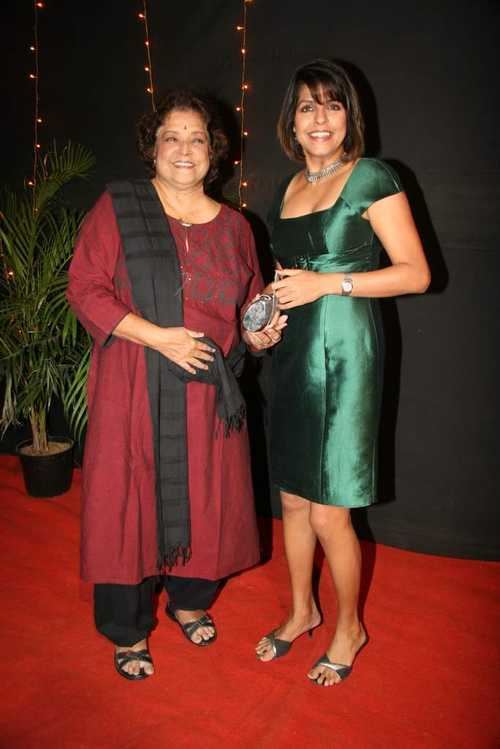 Bhavana Balsavar Bhavana Balsavar and Shubha Khote at GR8 Indian Television