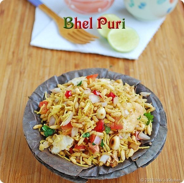 Bhelpuri Bhel puri recipe Papdi recipe Raks Kitchen