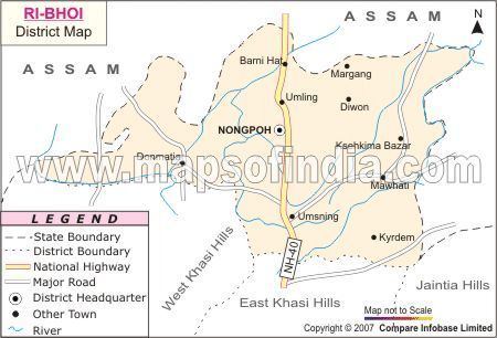 Bhoi Ri Bhoi Location Map Where is Ri Bhoi