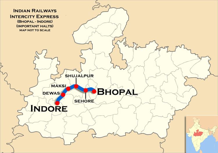 Bhopal–Indore AC Double Decker Intercity Express