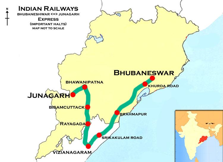 Bhubaneswar-Junagarh Express