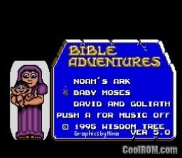 Bible Adventures Bible Adventures ROM Download for Sega Genesis CoolROMcom