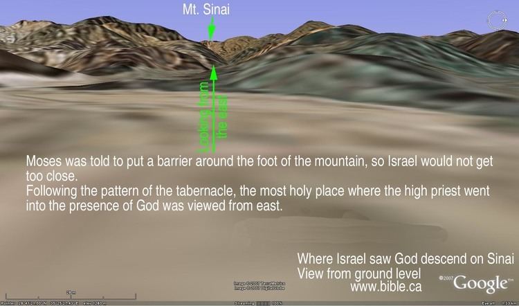 Biblical Mount Sinai The Exodus Route Mt Sinai at Mt Lawz