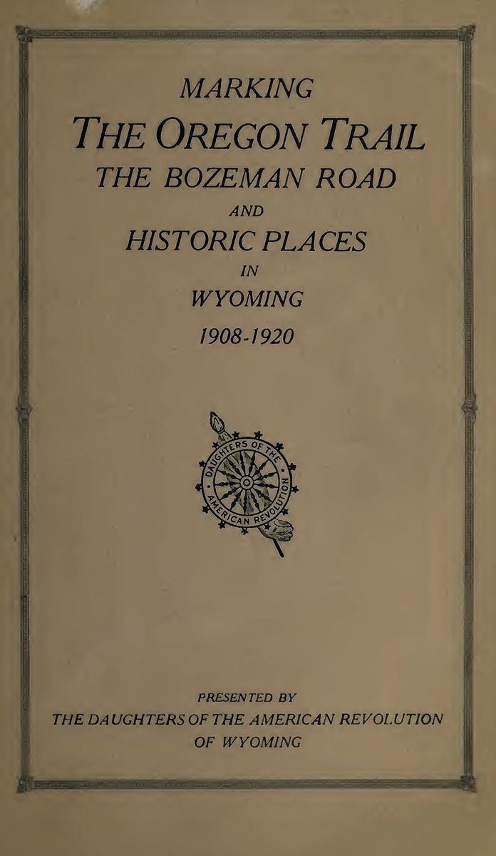 Bibliography of Wyoming history