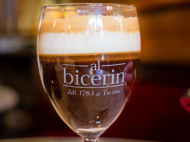 Bicerin Bicerin coffee the traditional hot drink of Turin