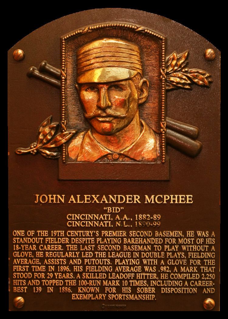 Bid McPhee McPhee Bid Baseball Hall of Fame