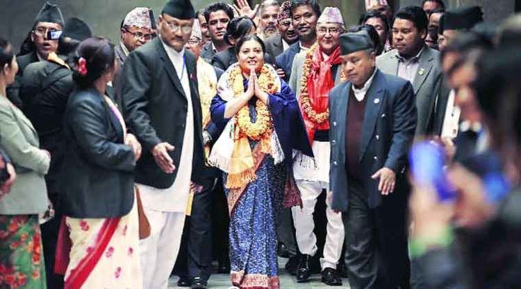 Bidhya Devi Bhandari UML leader Bidhya Devi Bhandari elected as Nepal President