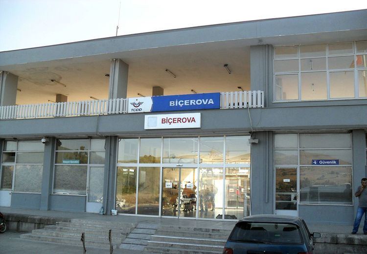 Biçerova railway station