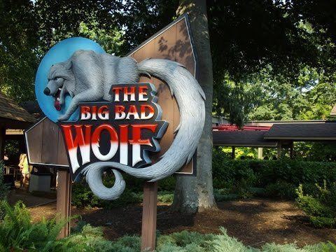 Big Bad Wolf (roller coaster) Big Bad Wolf Roller Coaster On Ride POV Retro 1999 Footage Busch