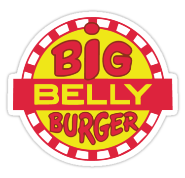 Big Belly Burger Big Belly Burger shirt Arrow Diggle Starling Cityquot Stickers by