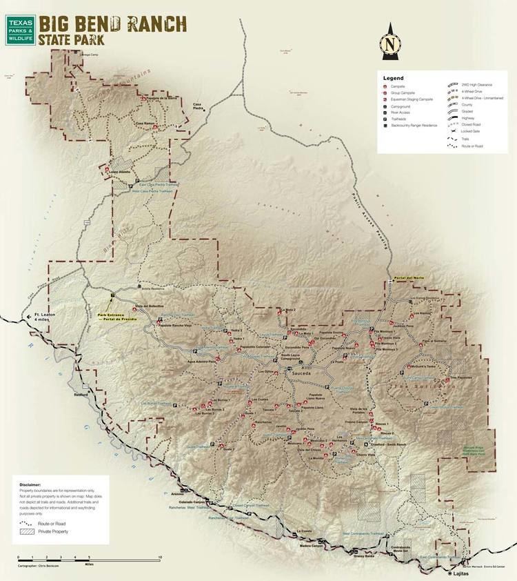 Big Bend Ranch State Park Big Bend Ranch State Park Geography Map Climate DesertUSA