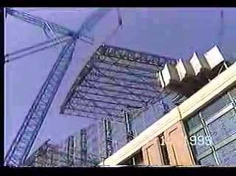 Big Blue Crane collapse Big Blue Crane YouTube
