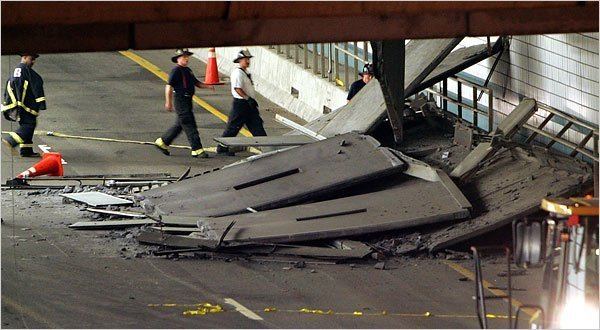 Big Dig ceiling collapse Collapse of Big Dig Ceiling in Boston Is Tied to Glue The New York