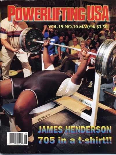 Big James Henderson US Marine sets bench press world record Archive RX