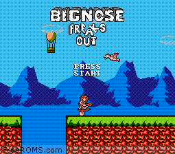 Big Nose Freaks Out NES Nintendo for Big Nose Freaks Out ROM
