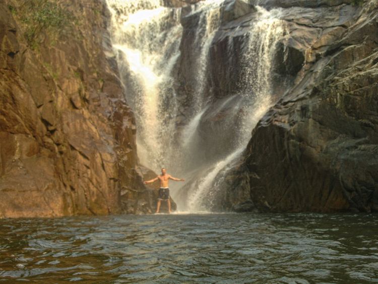 Big Rock Falls Swimming in Big Rock Falls Belize