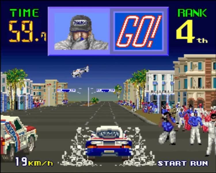 Big Run (video game) Big Run 11th Rallye Version Arcade YouTube