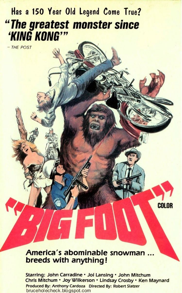 Bigfoot (1970 film) Cinema Arcana The VHS Archives Robert Slatzers BIGFOOT 1970