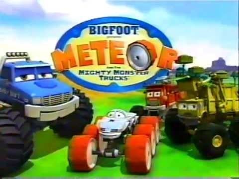 Bigfoot Presents: Meteor and the Mighty Monster Trucks BIGFOOT Presents Meteor And The Mighty Monster Trucks Cartoon Intro