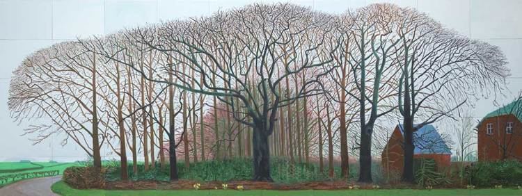 Bigger Trees Near Warter David Hockney Bigger Trees Near Warter Pictify your social art