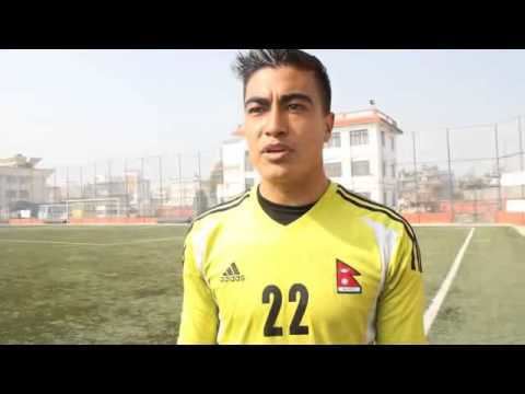 Bikesh Kuthu Nepal National Team Goalie Bikesh Kuthu Target Is To Win SAFF