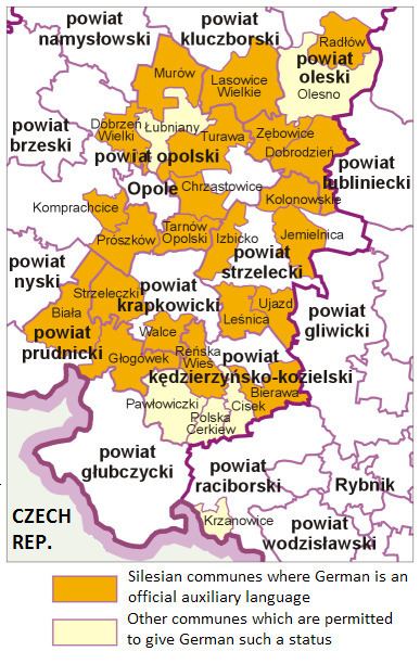 Bilingual communes in Poland