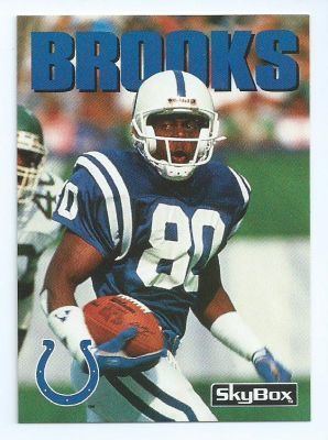 Bill Brooks (American football) INDIANAPOLIS COLTS Bill Brooks 20 SKYBOX Impact 1992 NFL American