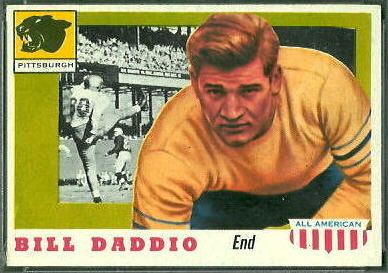 Bill Daddio Bill Daddio 1955 Topps AllAmerican 70 Vintage Football Card