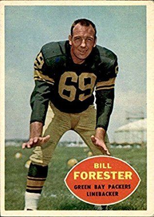Bill Forester Amazoncom Football NFL 1960 Topps 58 Bill Forester EX Excellent