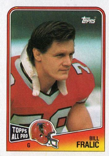 Bill Fralic ATLANTA FALCONS Bill Fralic 388 TOPPS NFL 1988 American