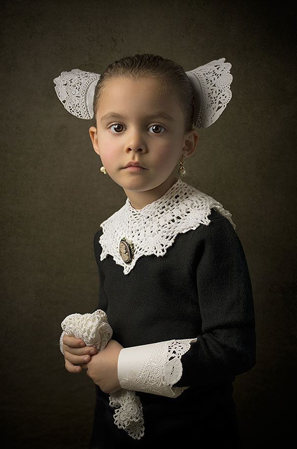 Bill Gekas Father and His 5YearOld Daughter Recreate Classic Paintings