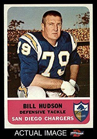 Bill Hudson (American football) Amazoncom 1962 Fleer 85 Bill Hudson San Diego Chargers Football