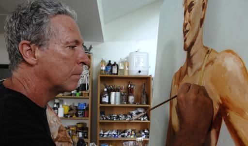 Bill Leak Face Painting with Bill Leak ABC Content Sales