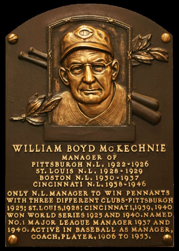 Bill McKechnie McKechnie Bill Baseball Hall of Fame