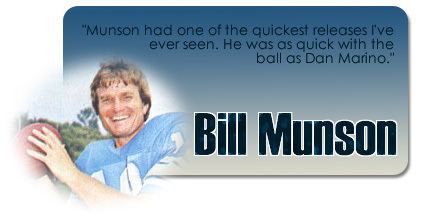 Bill Munson Seattle Seahawks Spirit of 1976 Page