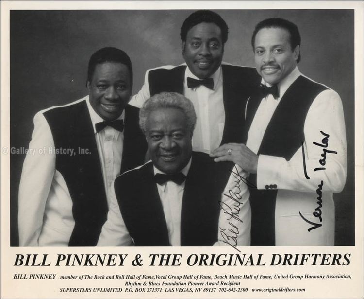 Bill Pinkney Bill Pinkney The Original Drifters Printed Photograph Signed In