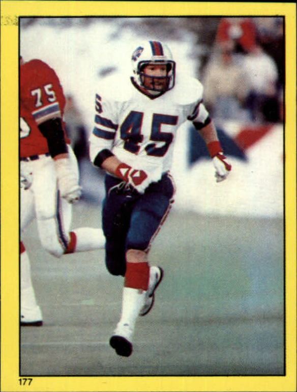 Bill Simpson (American football) 1982 Topps Stickers Buffalo Bills Football Card 177 Bill Simpson eBay