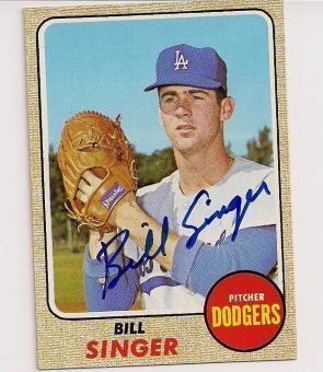 Bill Singer Bill Singer Baseball Cards Topps Fleer Upper Deck Trading Cards