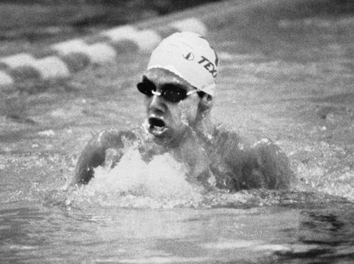Bill Stapleton (swimmer) UT swimmer Bill Stapleton The Dolph Briscoe Center for American