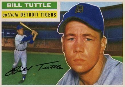 Bill Tuttle 1956 Topps Bill Tuttle 203 Baseball Card Value Price Guide