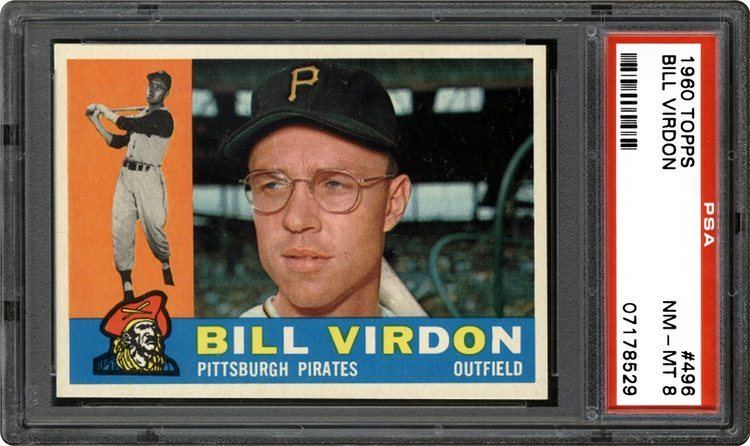 Bill Virdon 1960 Topps Bill Virdon PSA CardFacts