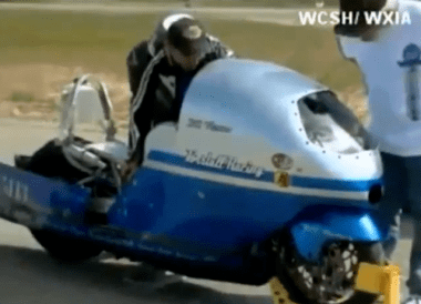 Bill Warner (motorcycle racer) Motorcycle crashes 285 mph VIDEO Bill Warner dies