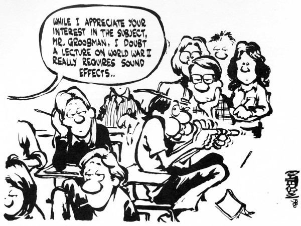 Bill Watterson Bill Wattersons College Cartoons Flavorwire