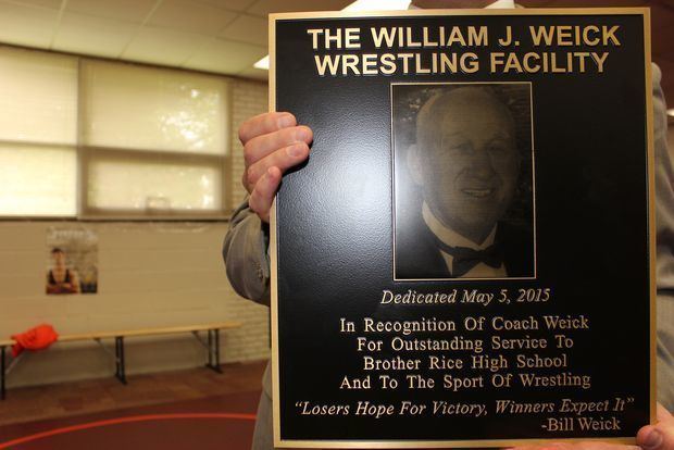 Bill Weick Wrestling Coach Bill Weick Dies Led Br Rice Mount Carmel And