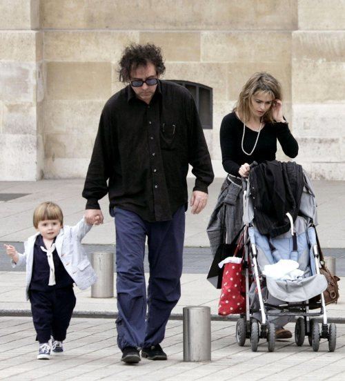 Billy Burton Tim Burton with son Billy Burton and Helena Y