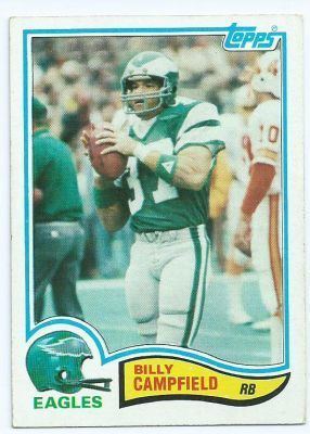 Billy Campfield PHILADELPHIA EAGLES Billy Campfield 439 TOPPS 1982 NFL American